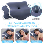 Oreiller cervical ergonomique mémoire de forme