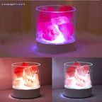 Lampe en cristal de sel de l'Himalaya