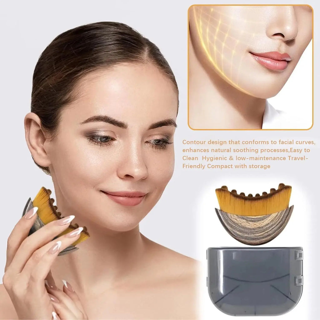 Brosse de drainage lymphatique visage