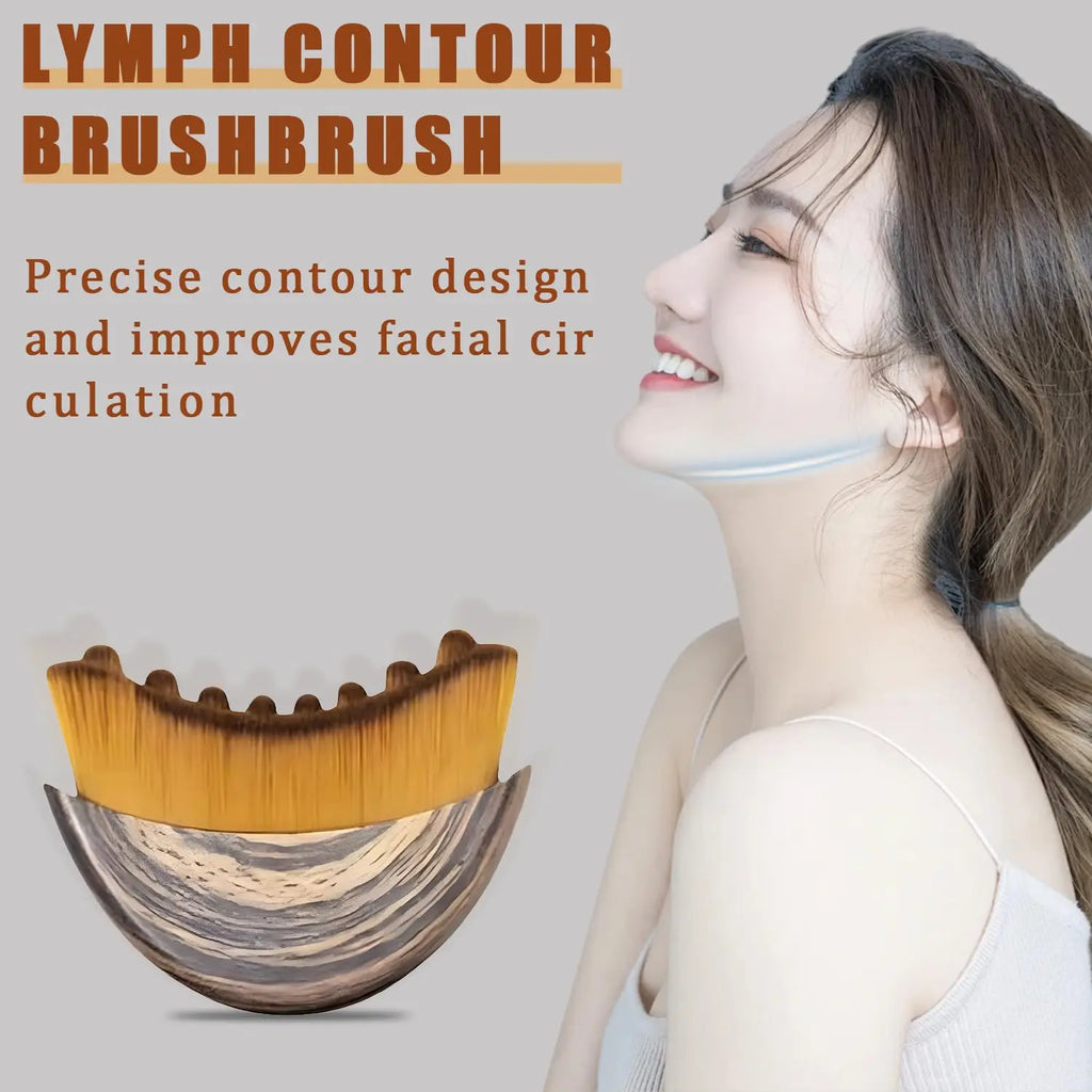 Brosse de drainage lymphatique visage