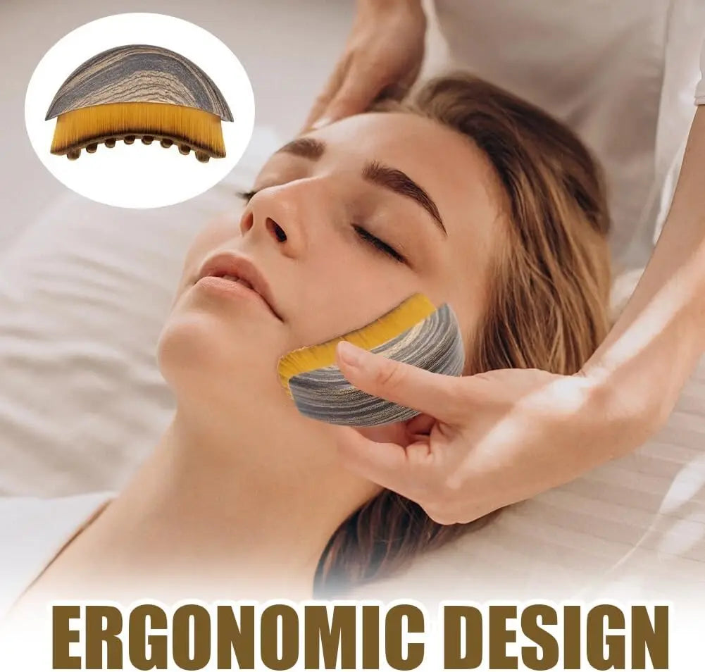Brosse de drainage lymphatique visage