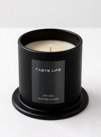 Bougie parfumée premium soja & verre cloche