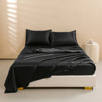 Parure de lit satin de soie 4 pièces