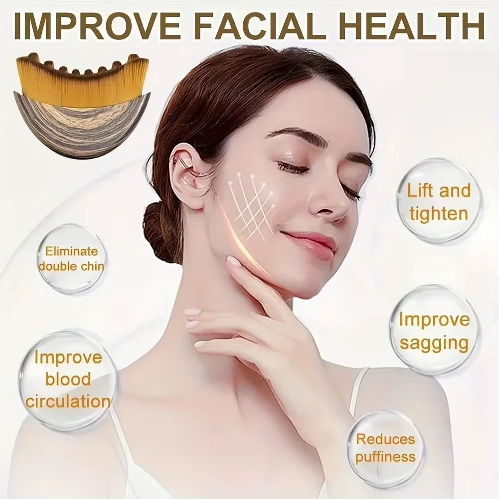 Brosse de drainage lymphatique visage