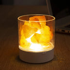 Lampe en cristal de sel de l'Himalaya