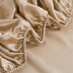 Parure de lit satin de soie 4 pièces