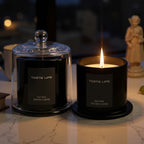Bougie parfumée premium soja & verre cloche
