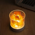 Lampe en cristal de sel de l'Himalaya