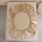 Parure de lit satin de soie 4 pièces