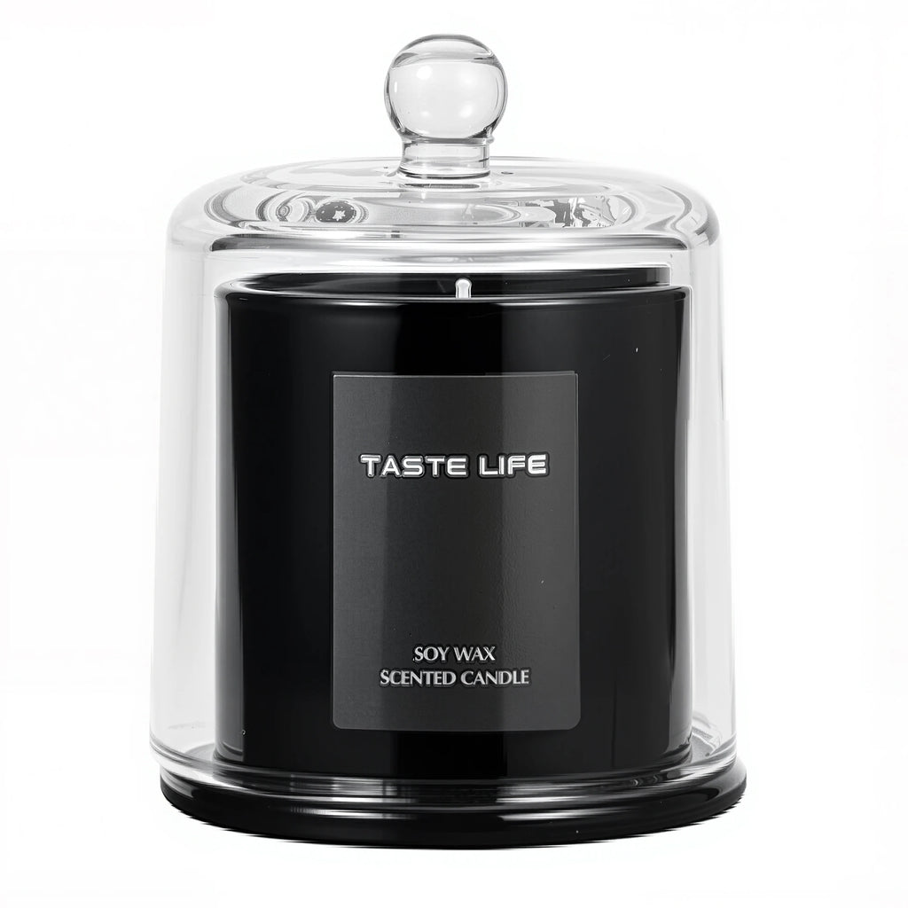 Bougie parfumée premium soja & verre cloche