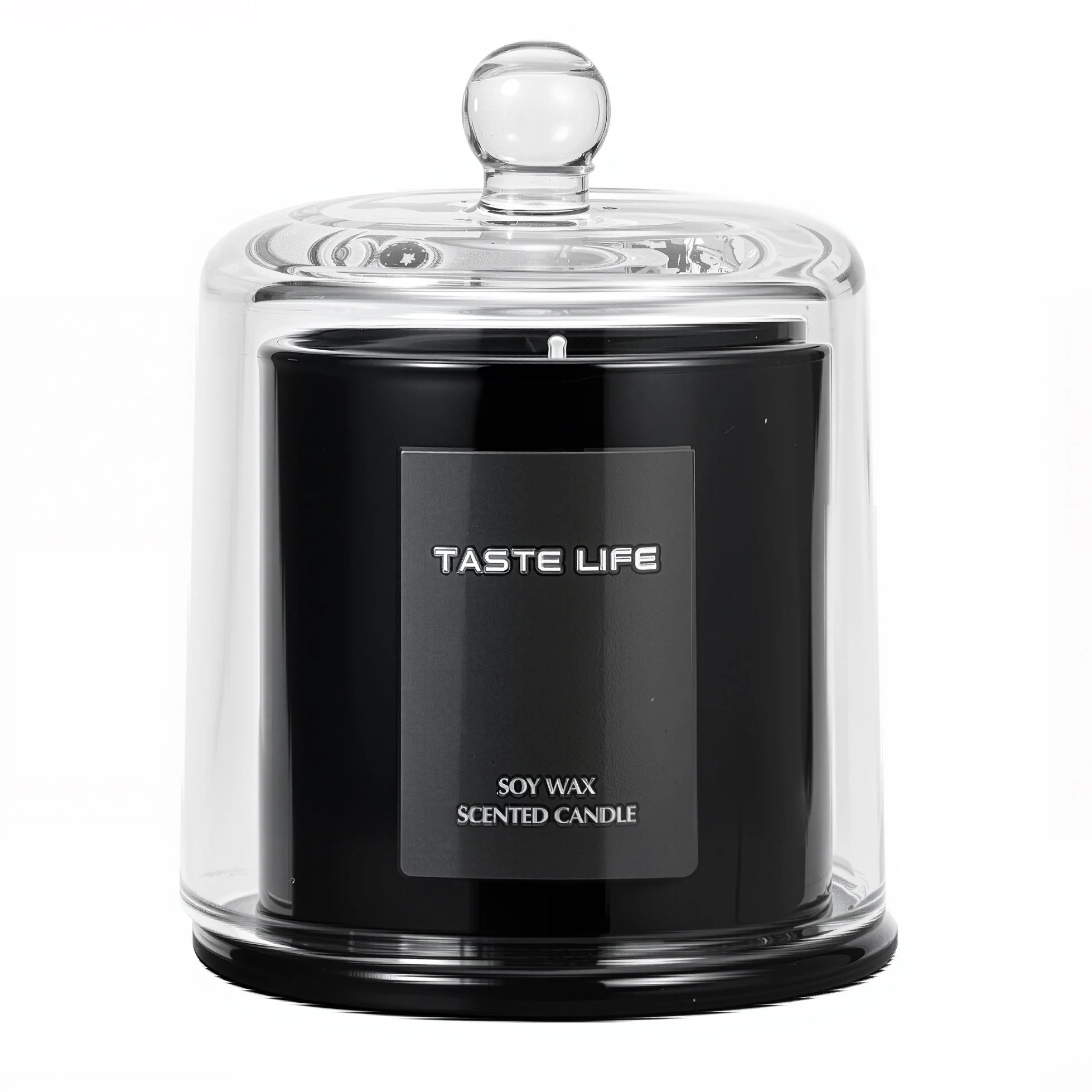 Bougie parfumée premium soja & verre cloche